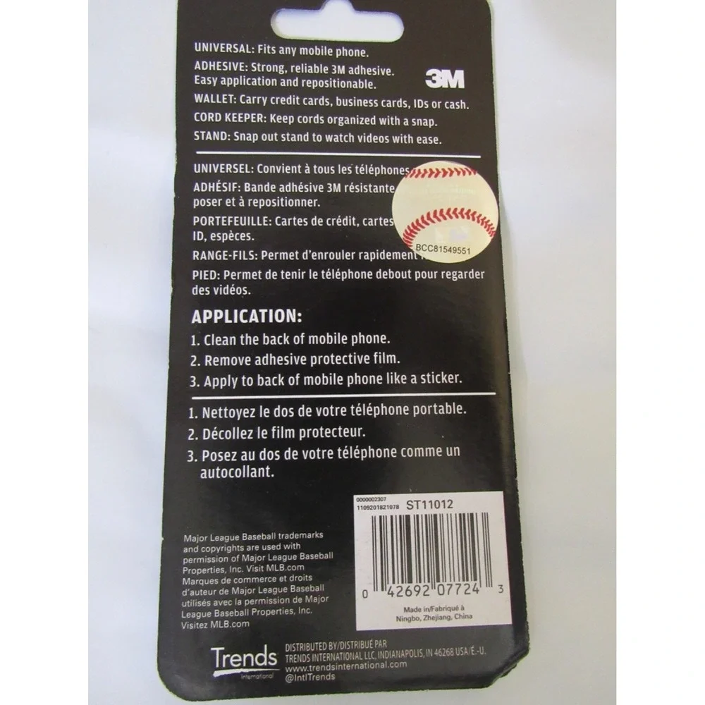 Houston Astros MLB Mobile Wallet Blue - 3 in 1 Universal- 3M Adhesive